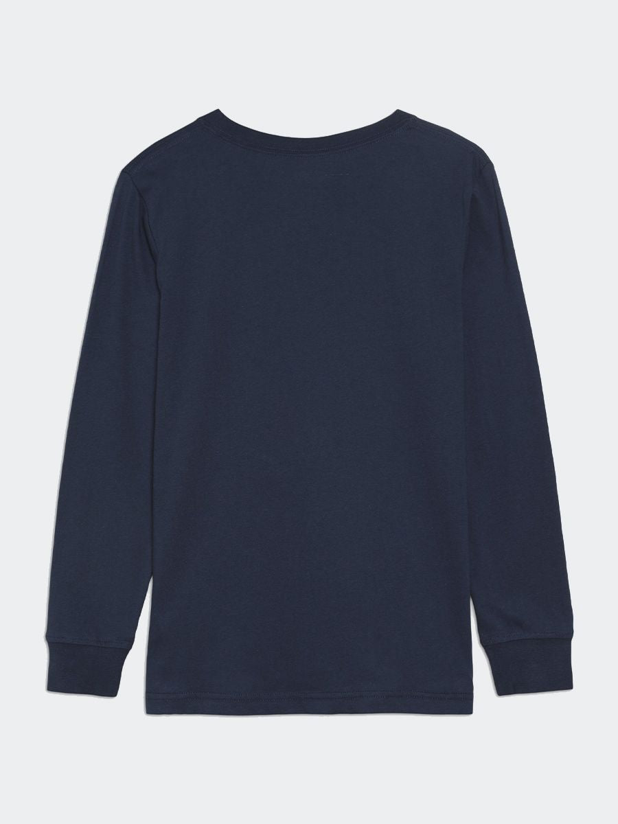 T-Shirt Manica Lunga Batwing Ragazzo - Blu