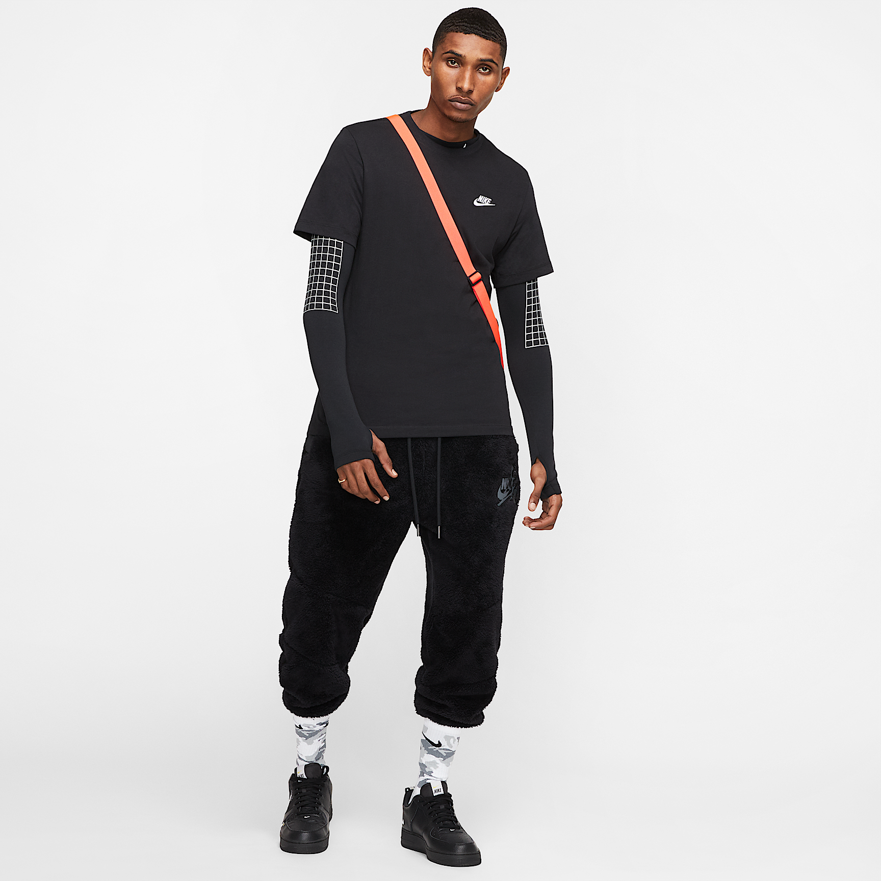 T-Shirt Sportswear Club - Nero