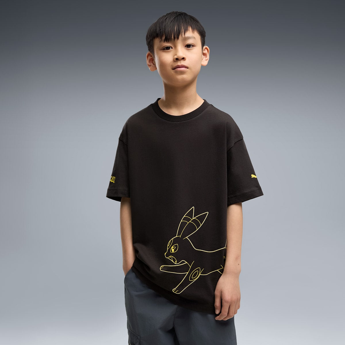 Puma X Pokemon Relaxed Graphic Tee Jr - Nero Nero