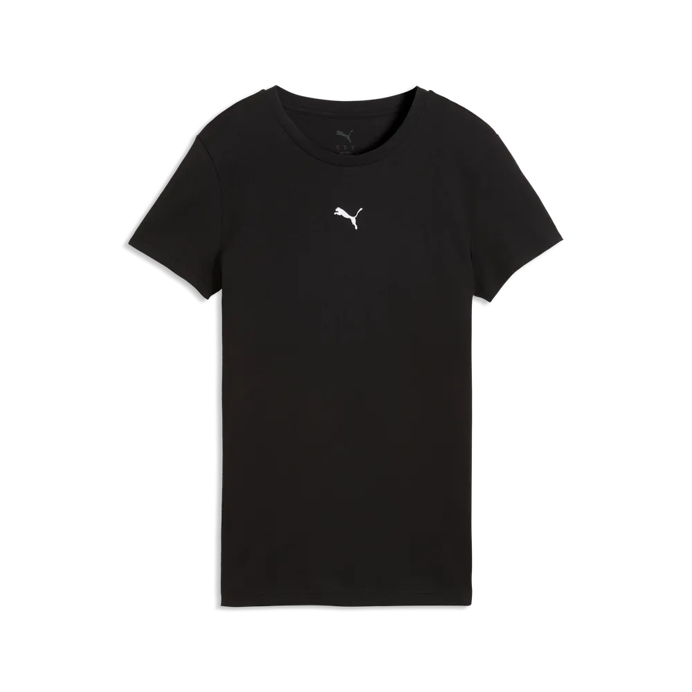 T-shirt Essentials da donna - Nero