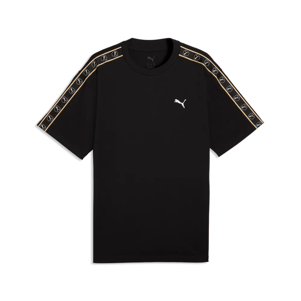 T-shirt Essentials Elevated Tape dal taglio morbido da uomo - Nero