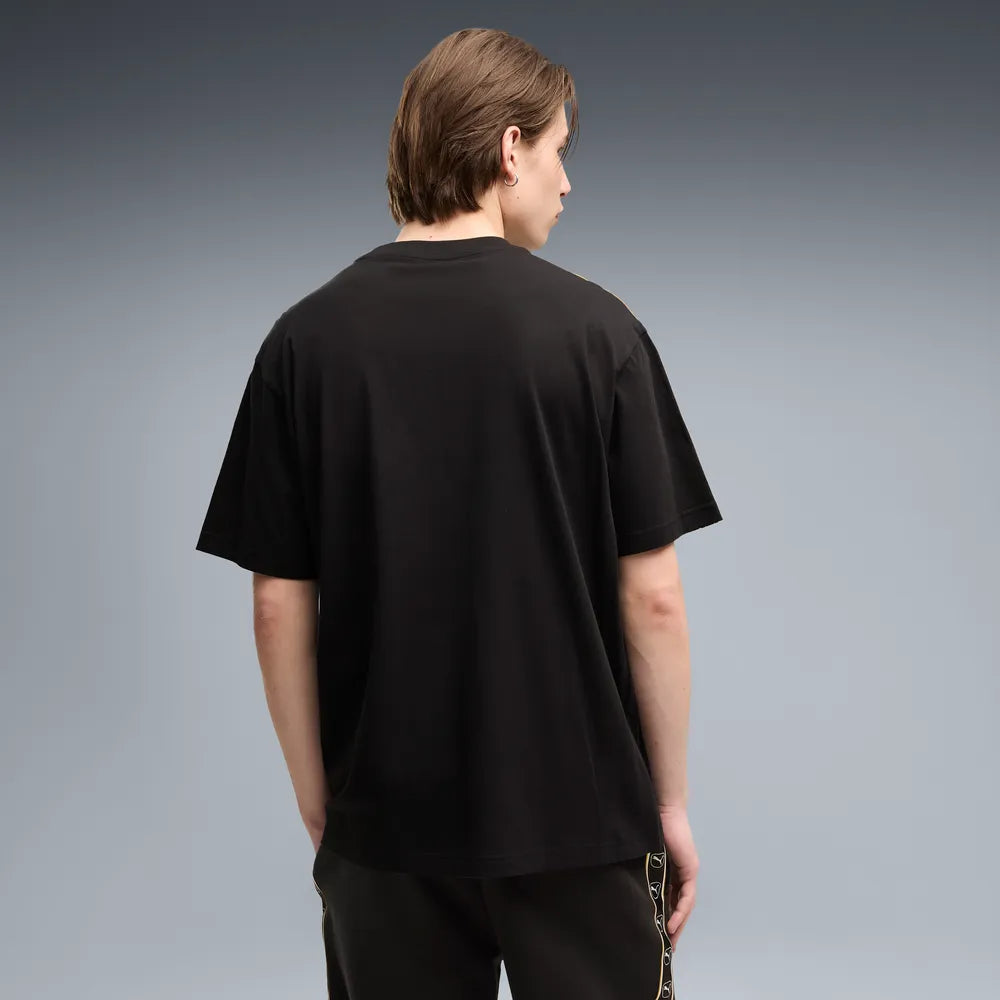 T-shirt Essentials Elevated Tape dal taglio morbido da uomo - Nero