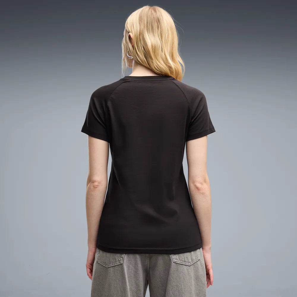 T-shirt Essentials Sequins da donna - Nero