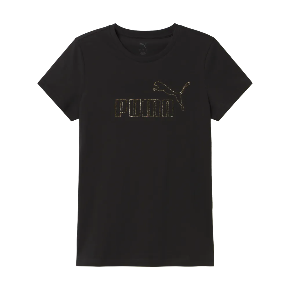 T-Shirt Essentials+ RHINESTONE - Nero