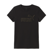 T-Shirt Essentials+ RHINESTONE - Nero