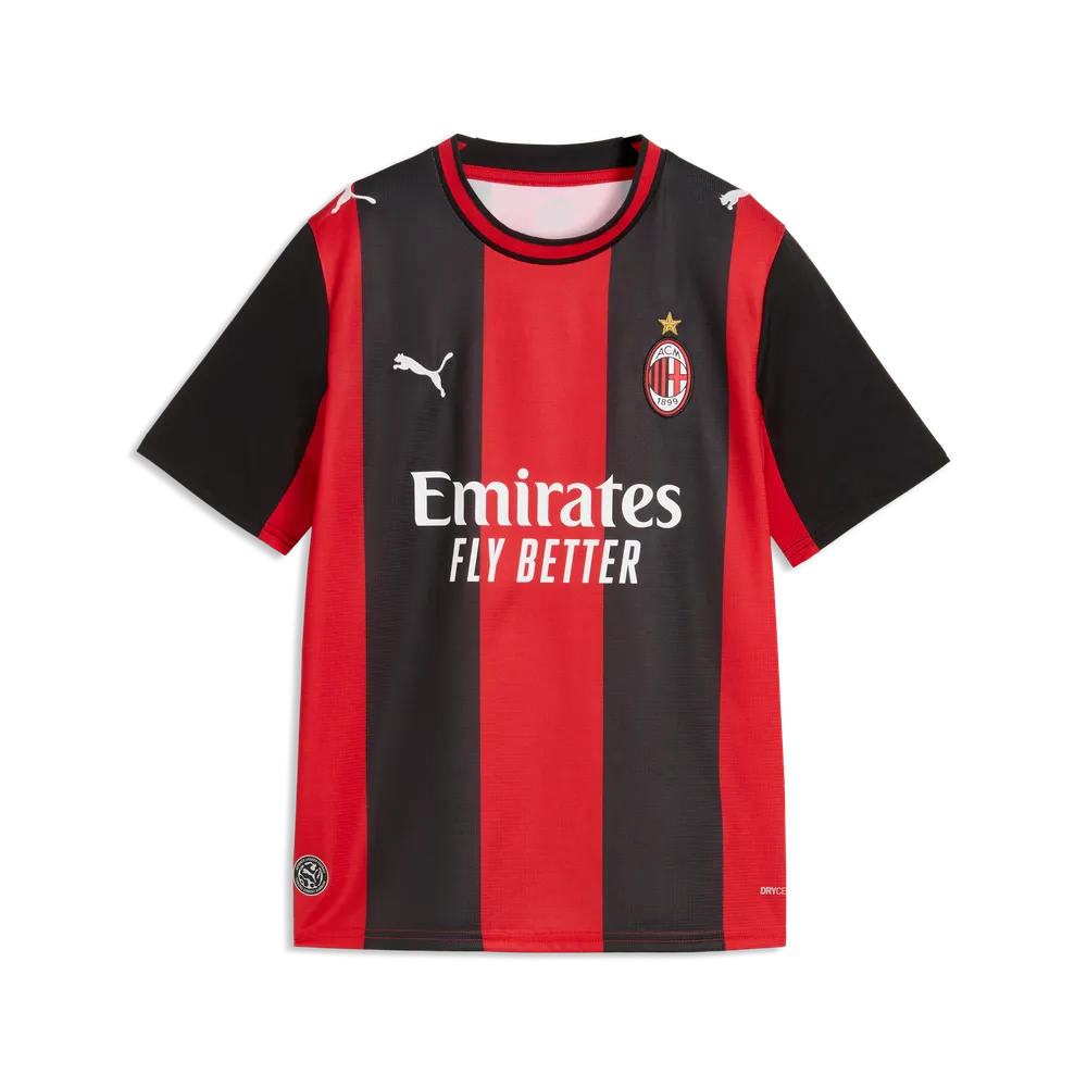 Maglia Home AC Milan 26/27 per ragazzi - Nero