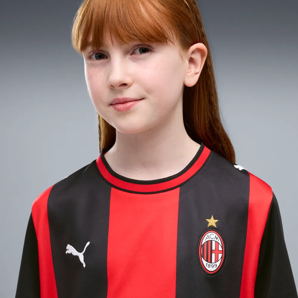 Maglia Home AC Milan 26/27 per ragazzi - Nero