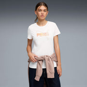 Puma ESS Logo LAB Metallic Tee - Bianco Bianco