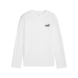 T-Shirt Essentials No.1 Logo a maniche lunghe - Bianco