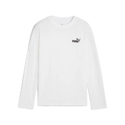 T-Shirt Essentials No.1 Logo a maniche lunghe - Bianco