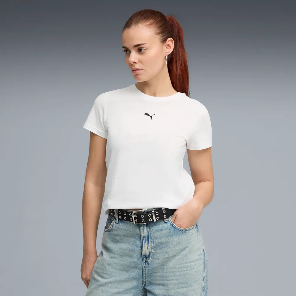 T-shirt Essentials da donna - Bianco