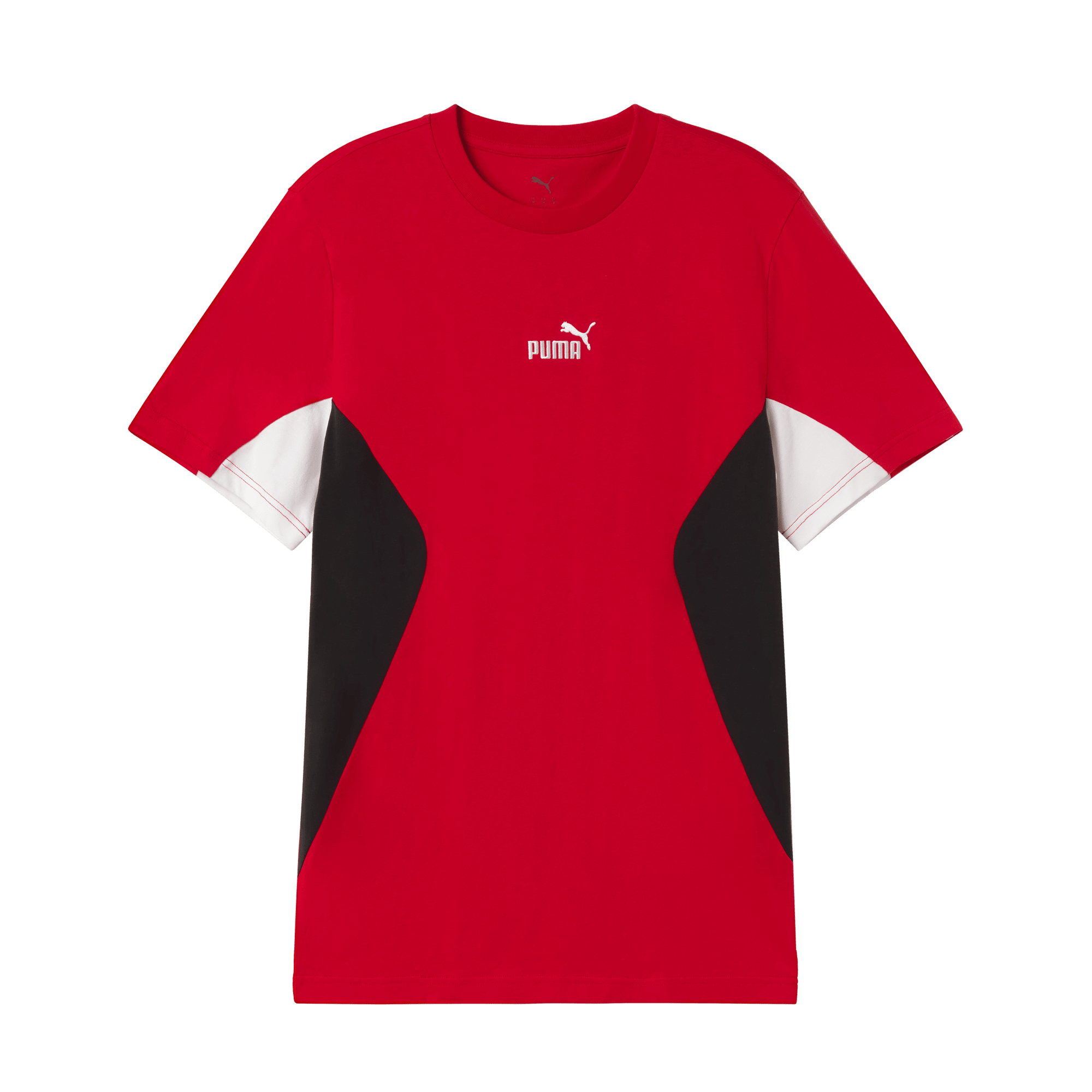 ESS Block Tee - For All Time Red