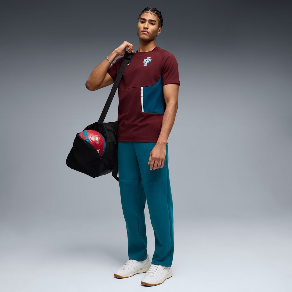 Puma FPF Pumatech Pocket Tee - Ruby Shimmer / Ocean Tropic