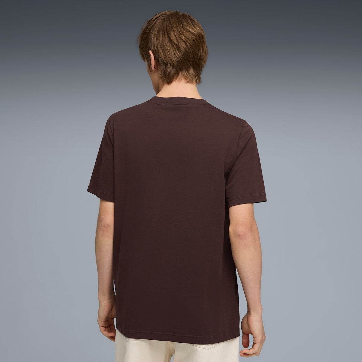 Puma ESS Small No.1 Logo Centered Tee - Chocolate Brown