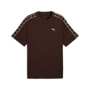 T-shirt Essentials Elevated Tape dal taglio morbido da uomo - Marrone Cioccolato