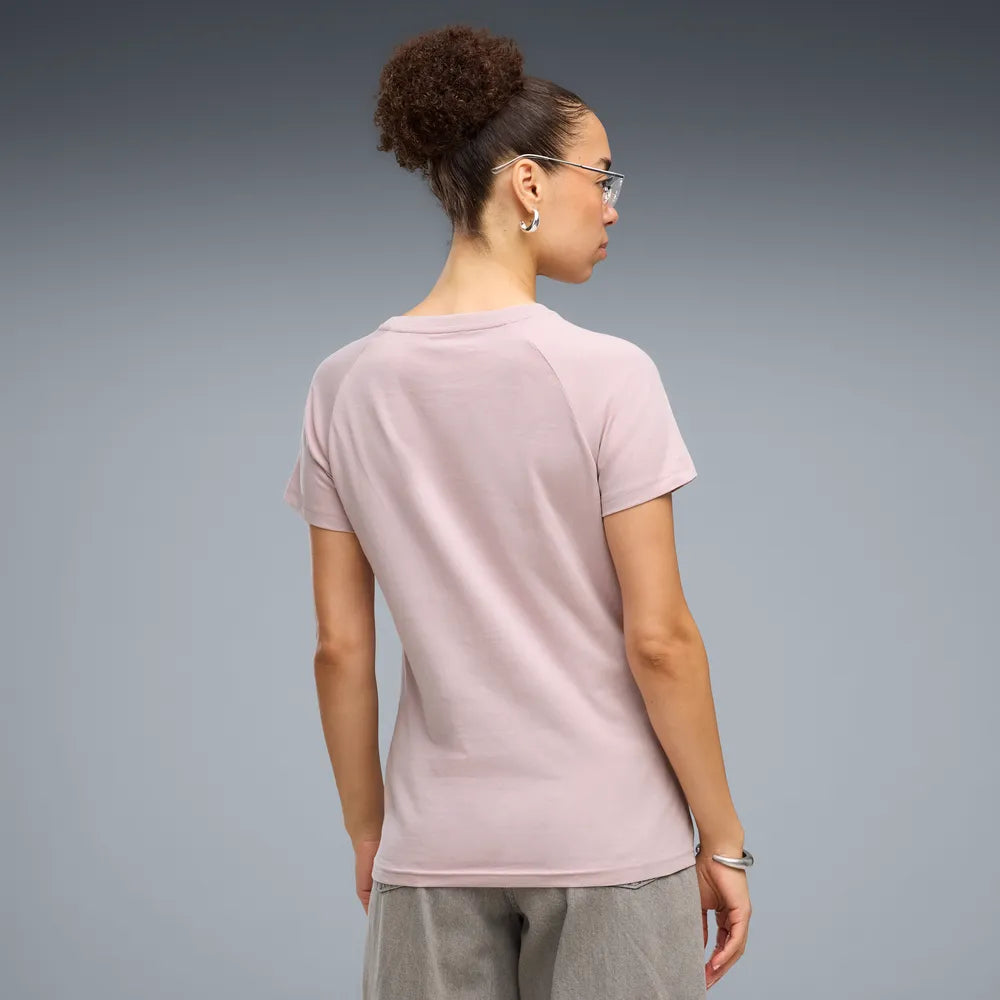 T-shirt Essentials Sequins da donna - Rosa Nebbia