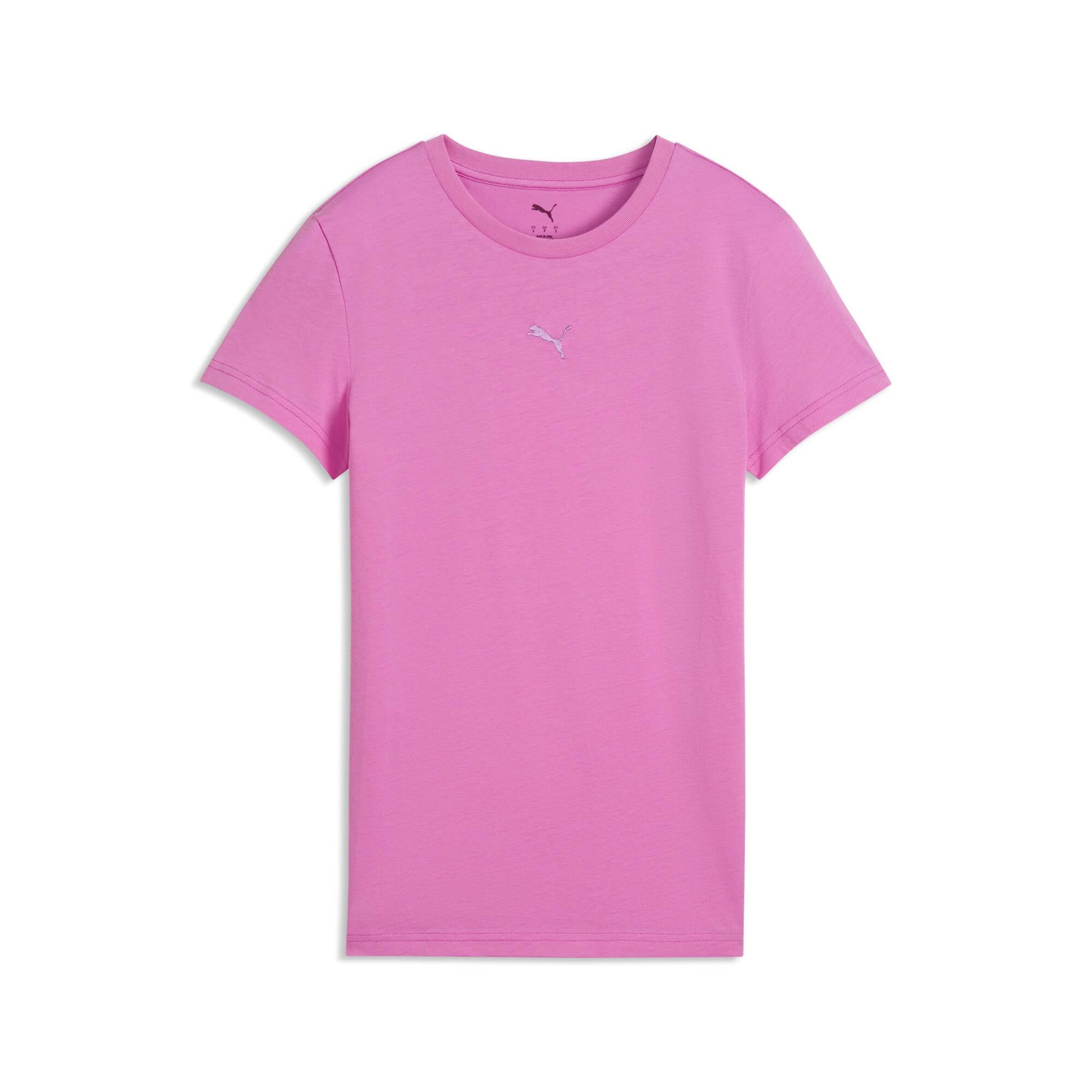 ESS Centered Cat Logo Tee - Mauve Pop