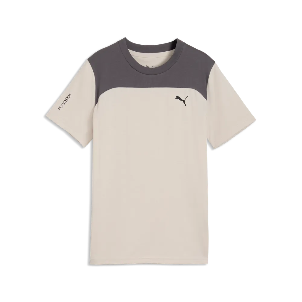 T-Shirt PUMATECH Essentials Tee Boys - Grigio Nebbia