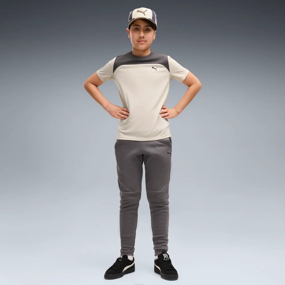 T-Shirt PUMATECH Essentials Tee Boys - Grigio Nebbia