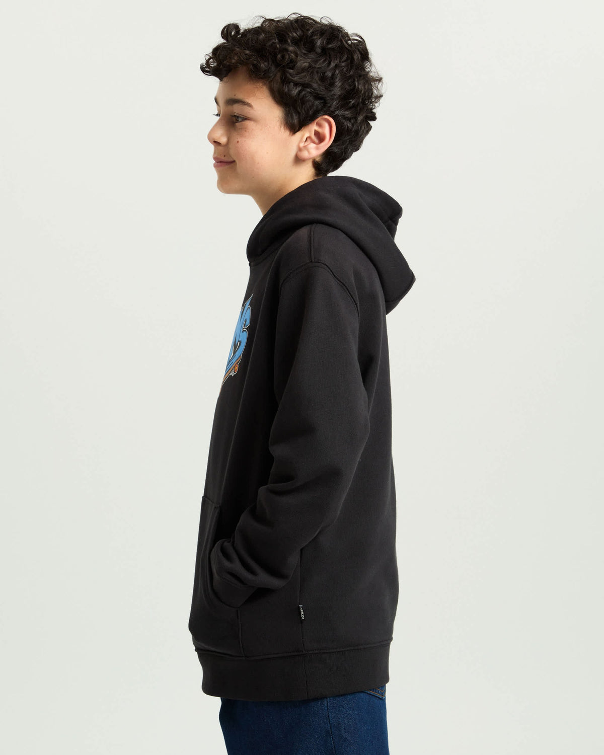 Felpa con Cappuccio Sk8 - Nero