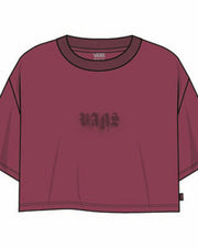 T-Shirt Crop Logo - Rosso