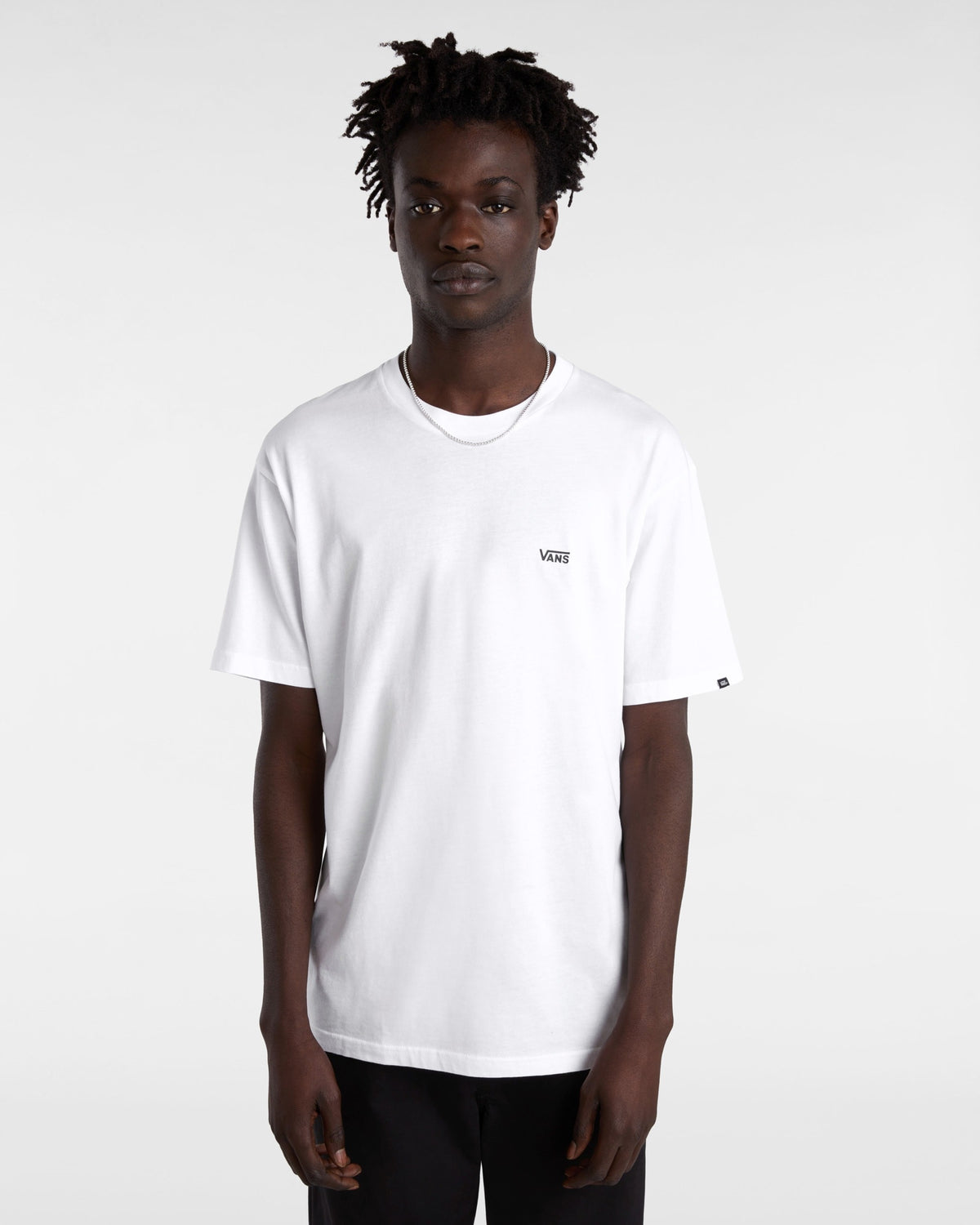T-Shirt Left Chest Logo - Bianco