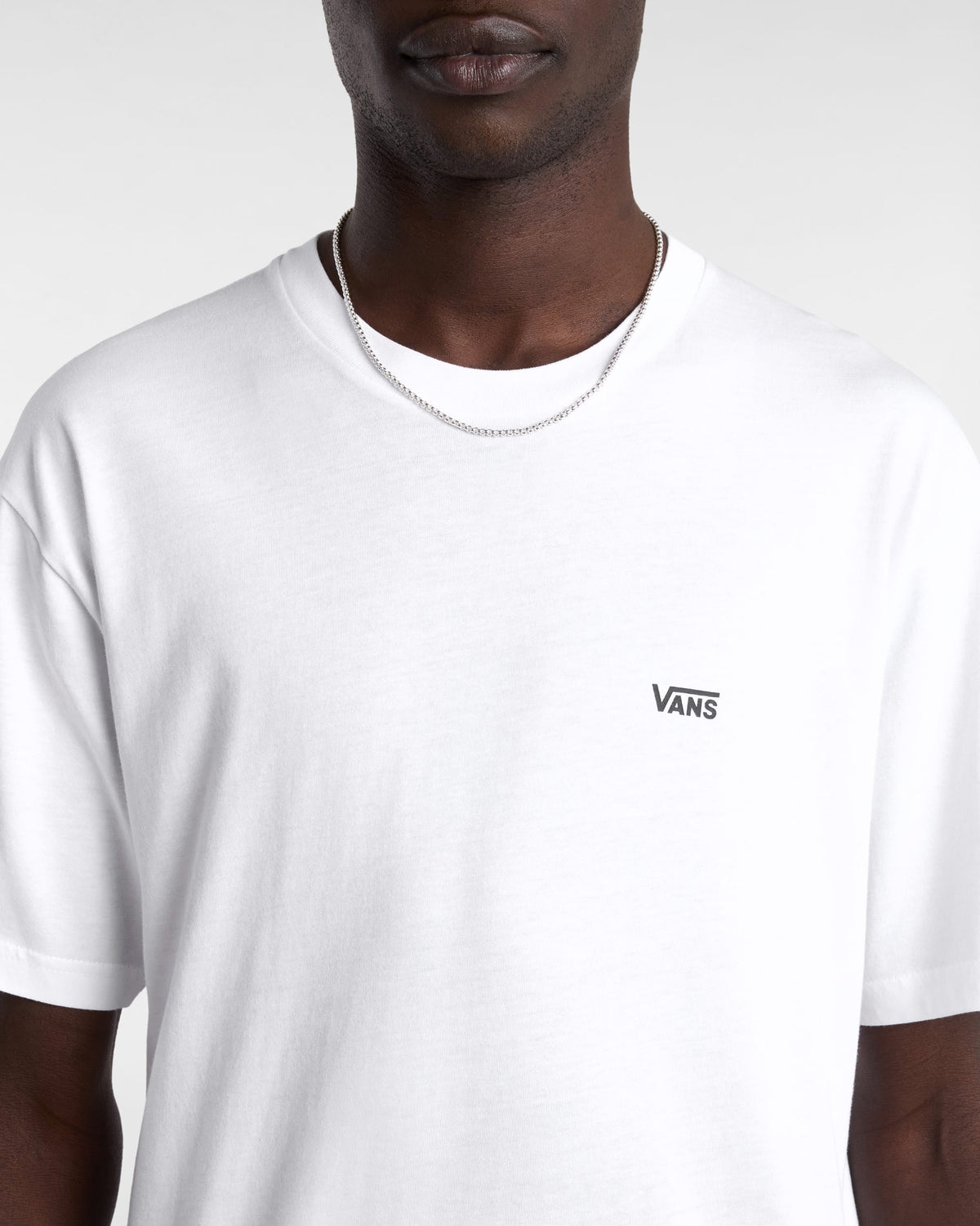 T-Shirt Left Chest Logo - Bianco