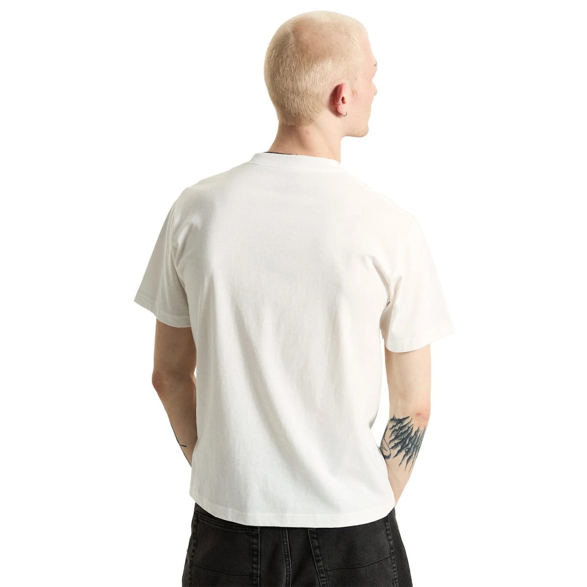 T-Shirt Stretch Logo - Bianco