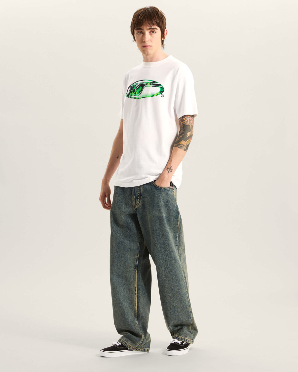 T-Shirt Off The Wall II - Bianco