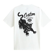 T-Shirt Custom Cat - Bianco