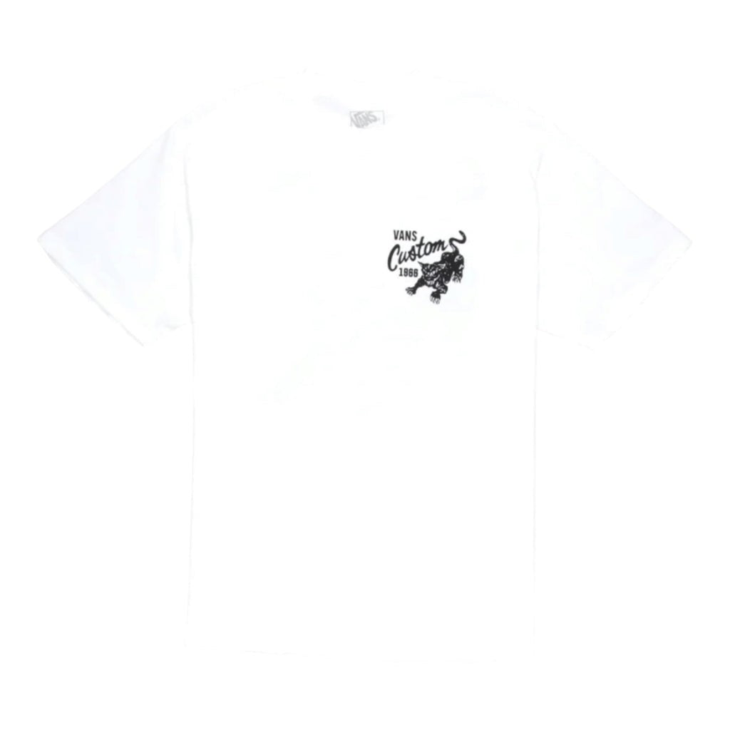T-Shirt Custom Cat - Bianco