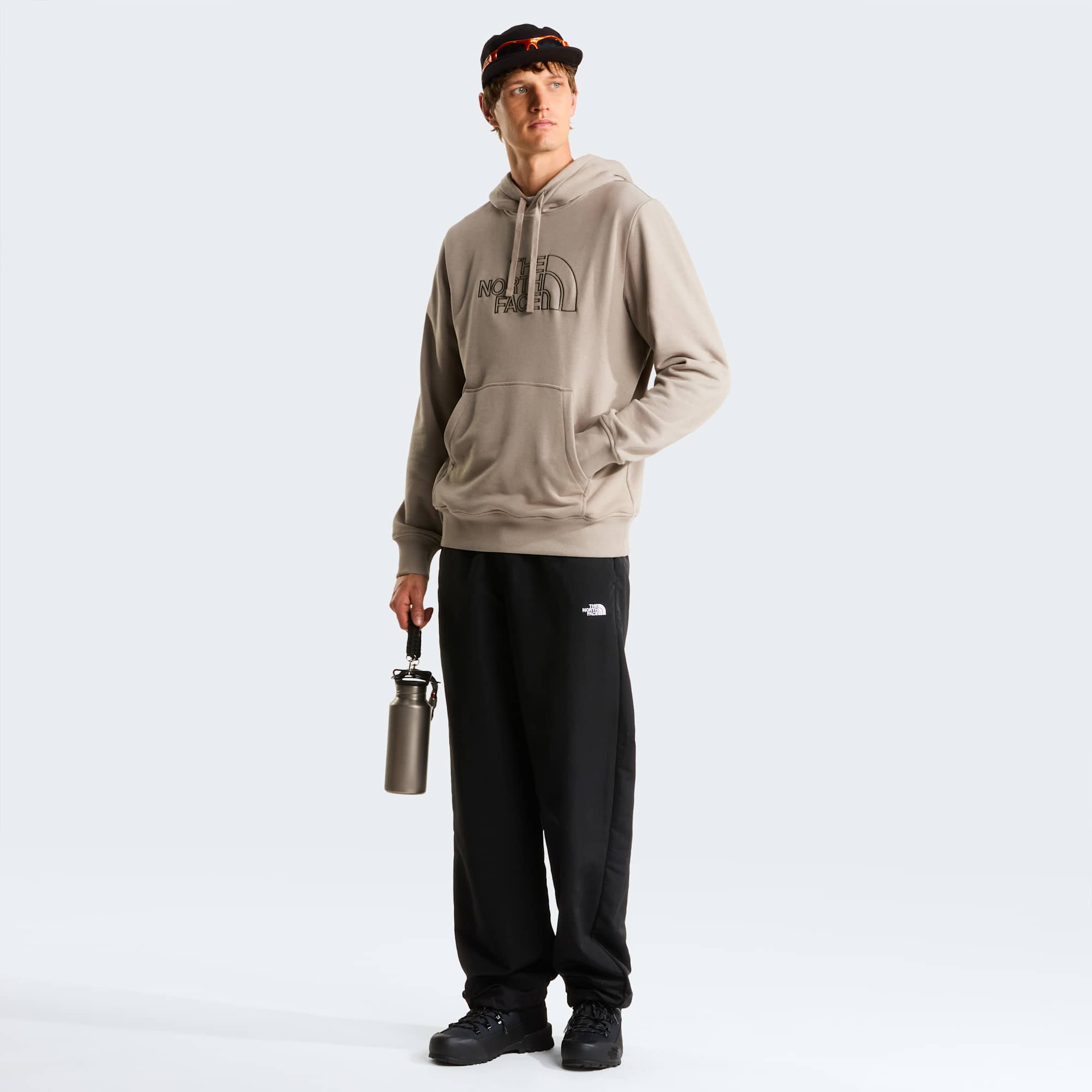 The North Face Felpa Drew Peak Light Hoodie Grigio