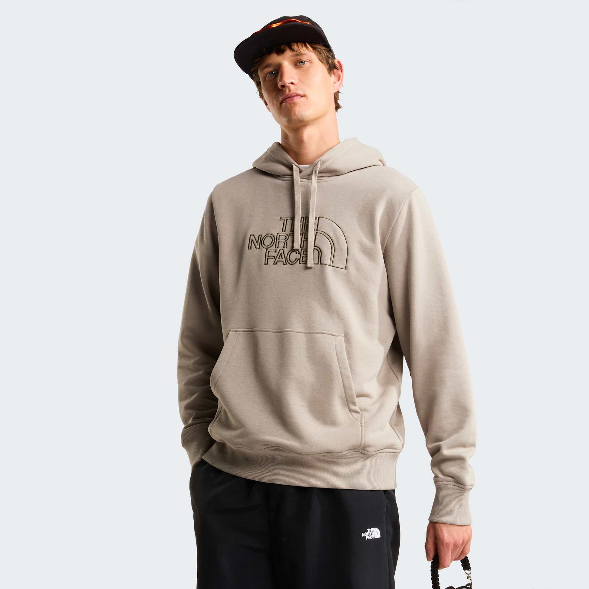 The North Face Felpa Drew Peak Light Hoodie Grigio