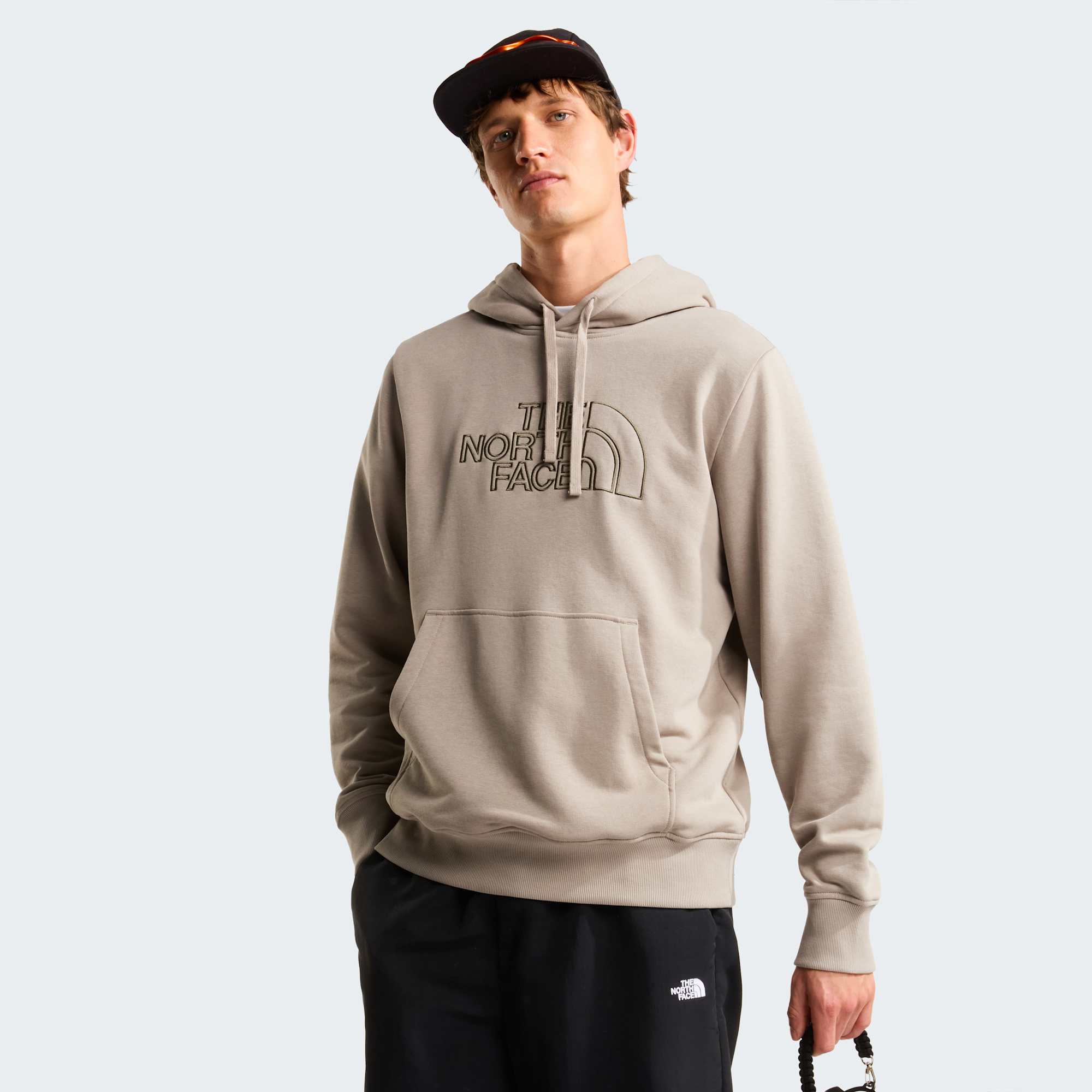 The North Face Felpa Drew Peak Light Hoodie Grigio