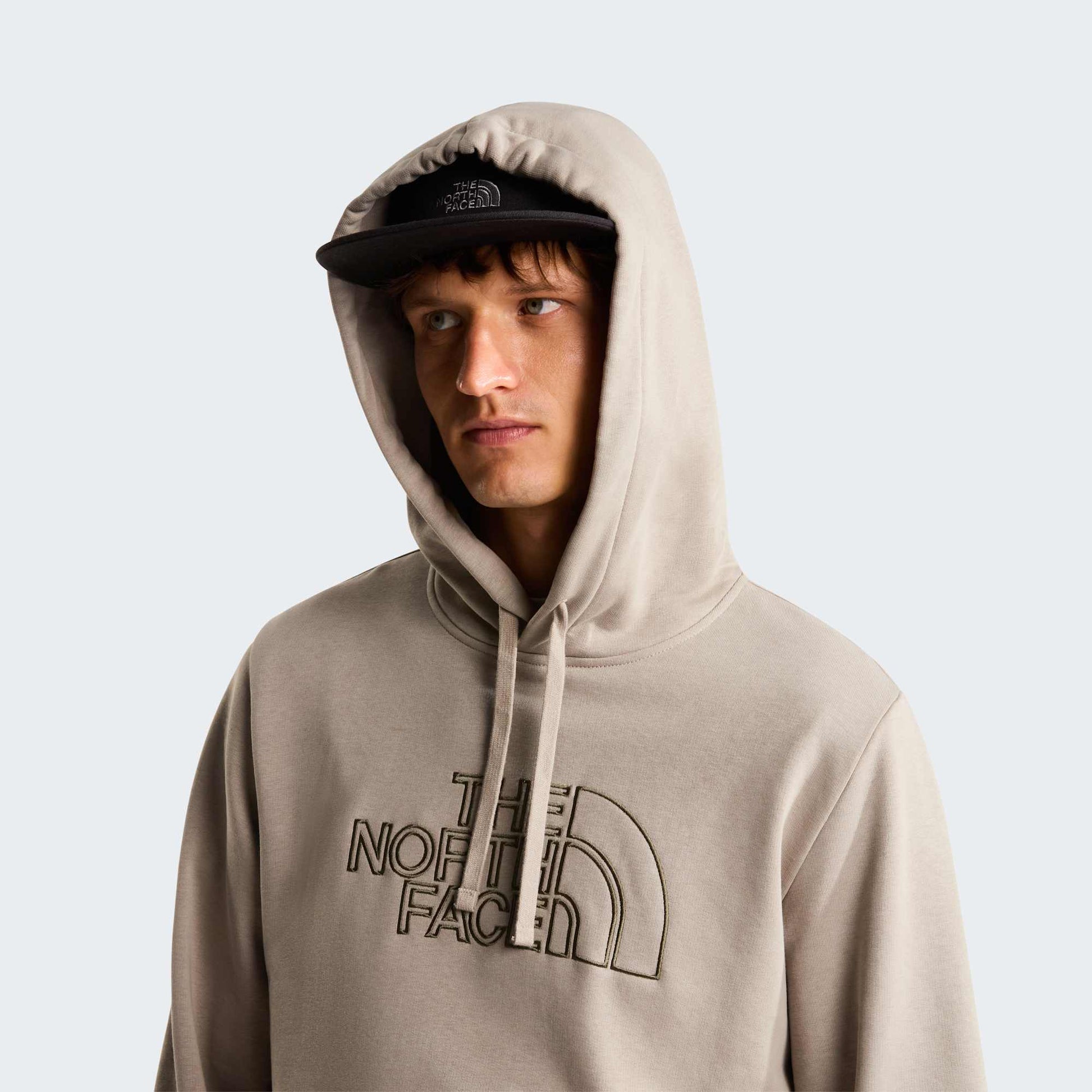 The North Face Felpa Drew Peak Light Hoodie Grigio