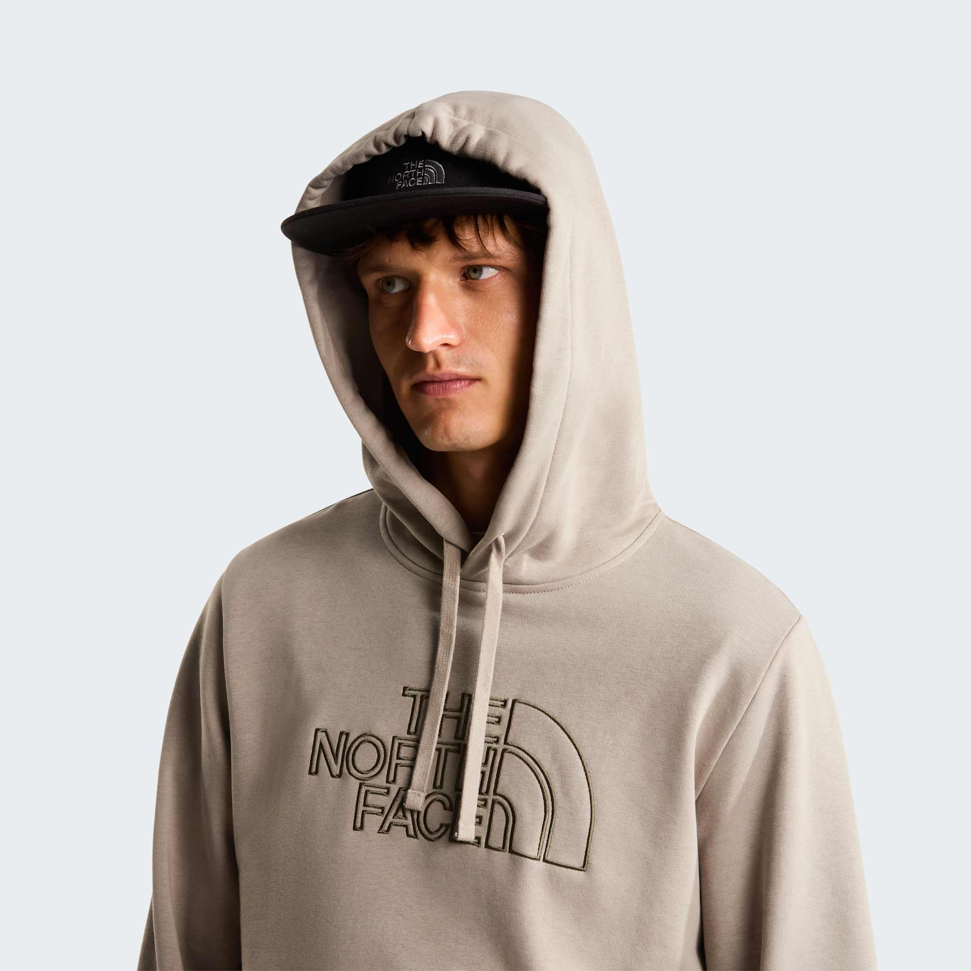 The North Face Felpa Drew Peak Light Hoodie Grigio