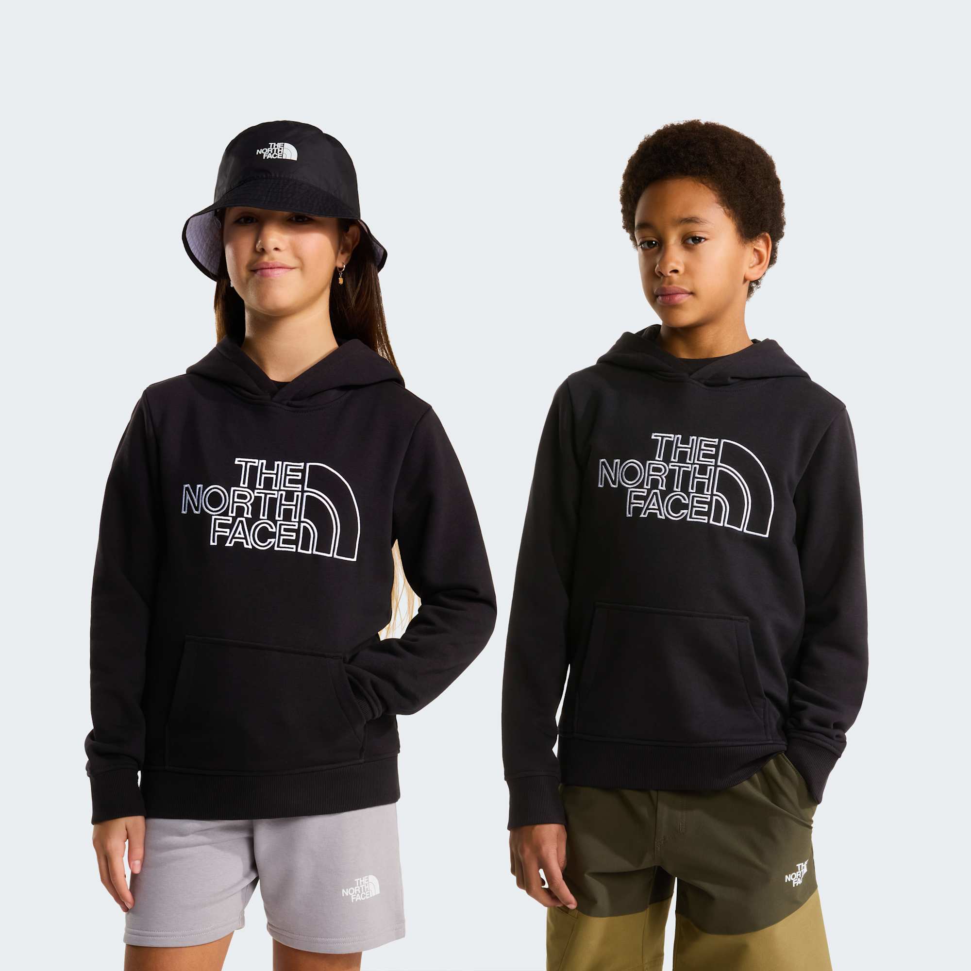 The North Face Felpa Drew Peak Light Nero