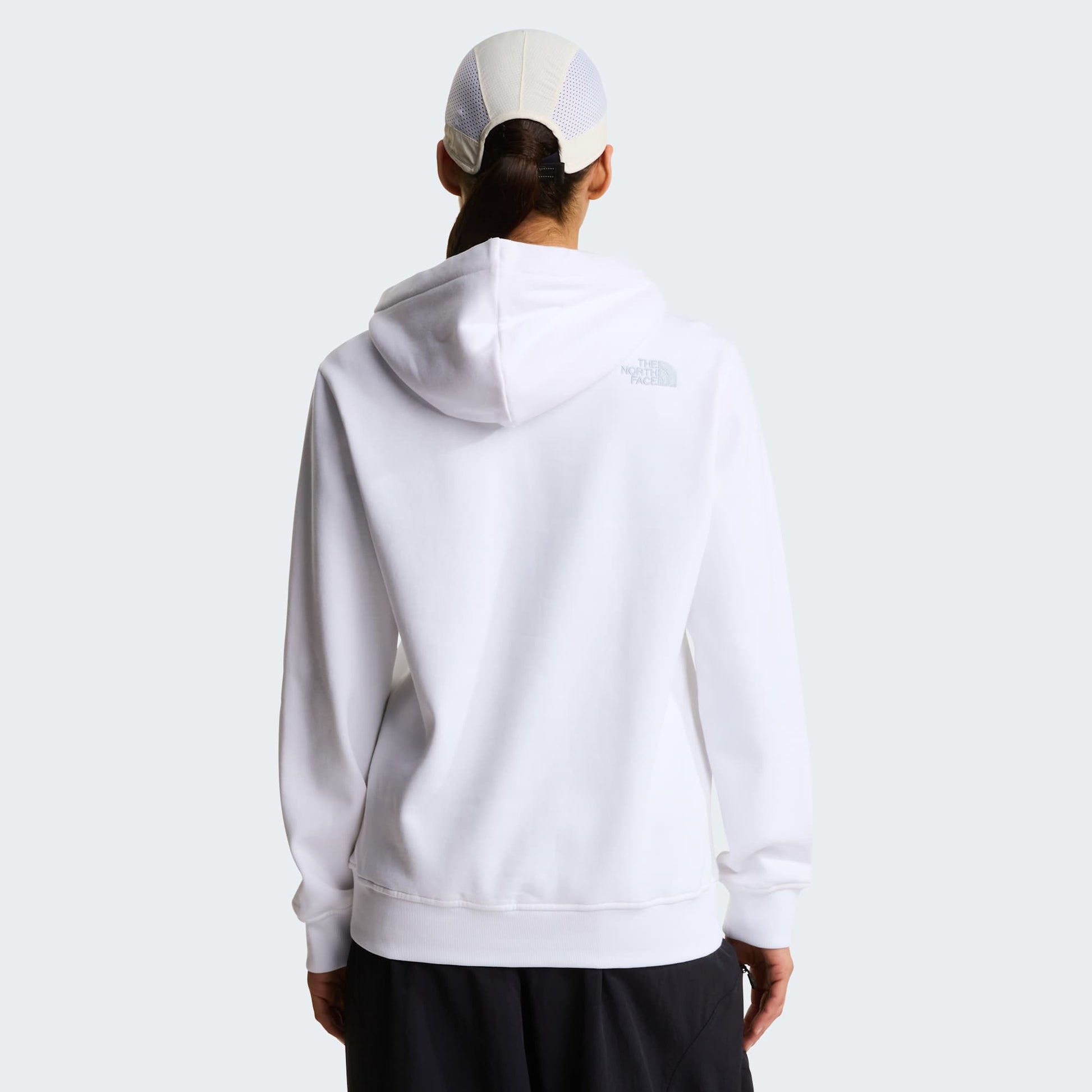 The North Face Felpa Drew Peak Pullover Hoodie Bianco