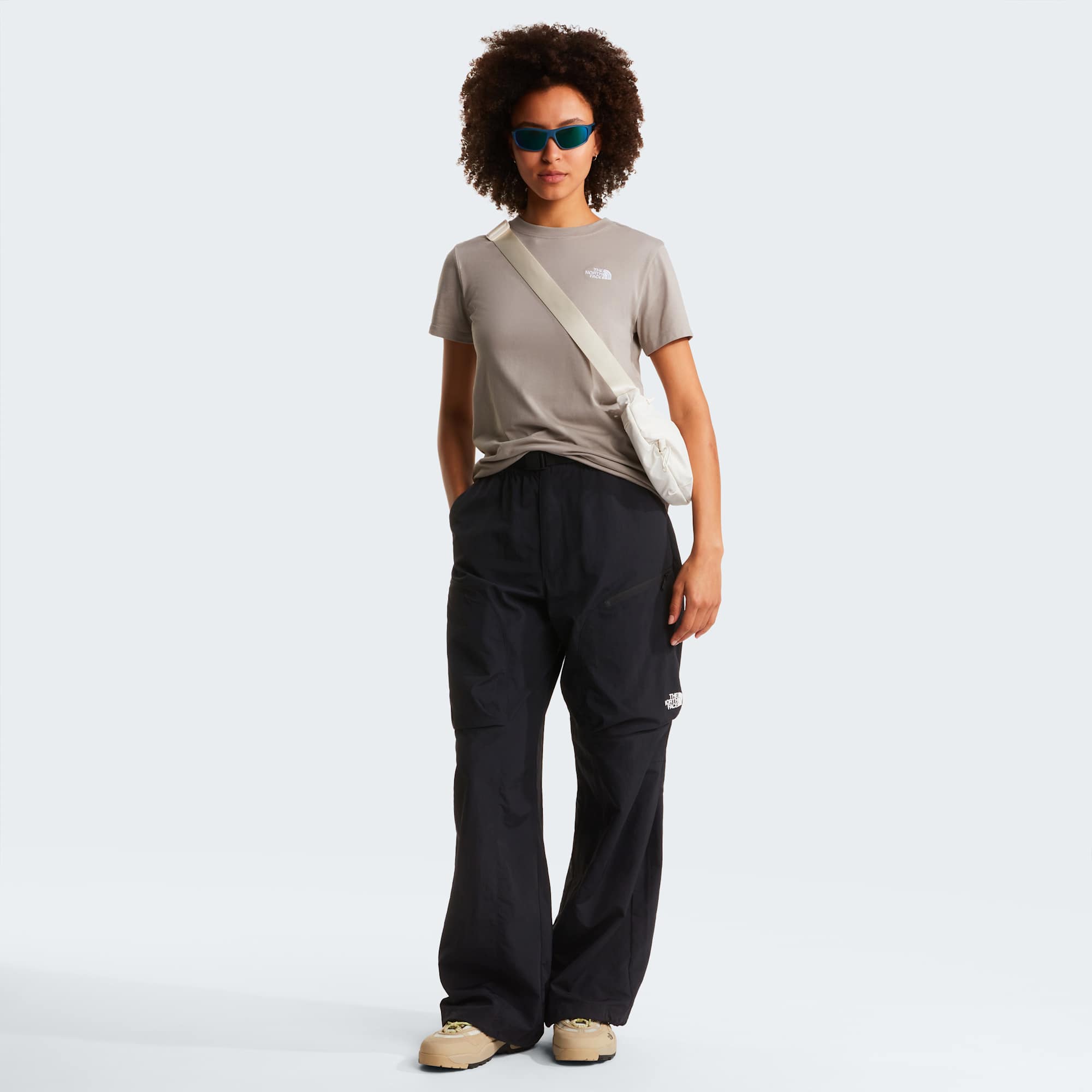 The North Face T-Shirt Evolution Simple Dome Crop Grigio