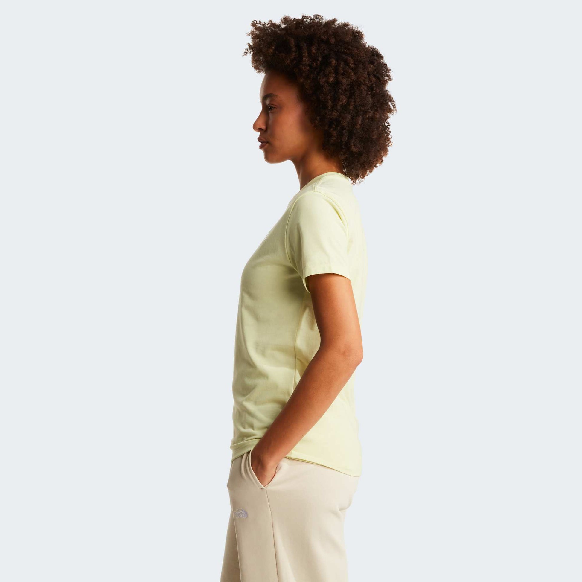 The North Face T-Shirt Evolution Simple Dome Slim Giallo