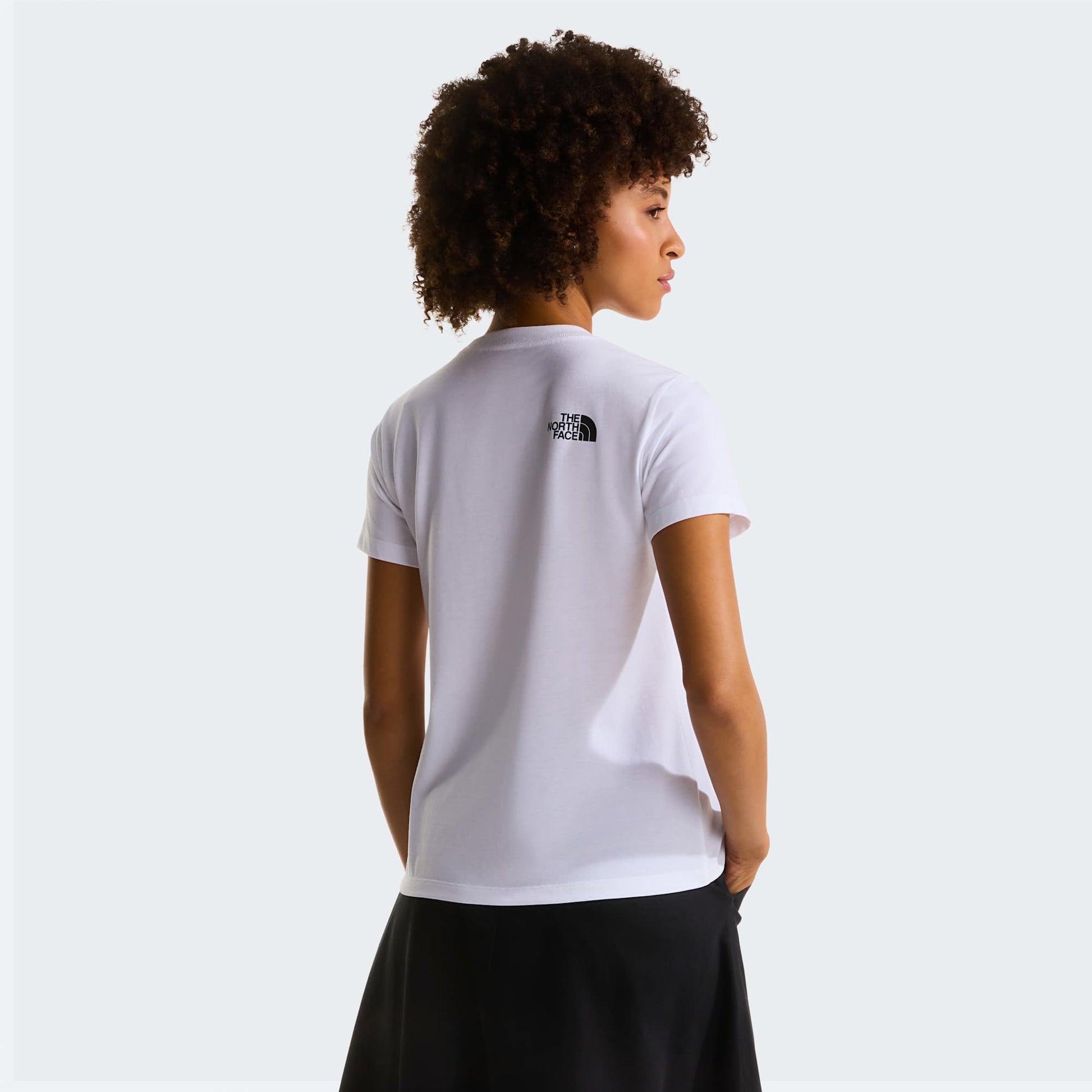 The North Face T-Shirt Evolution Simple Dome Slim Bianco