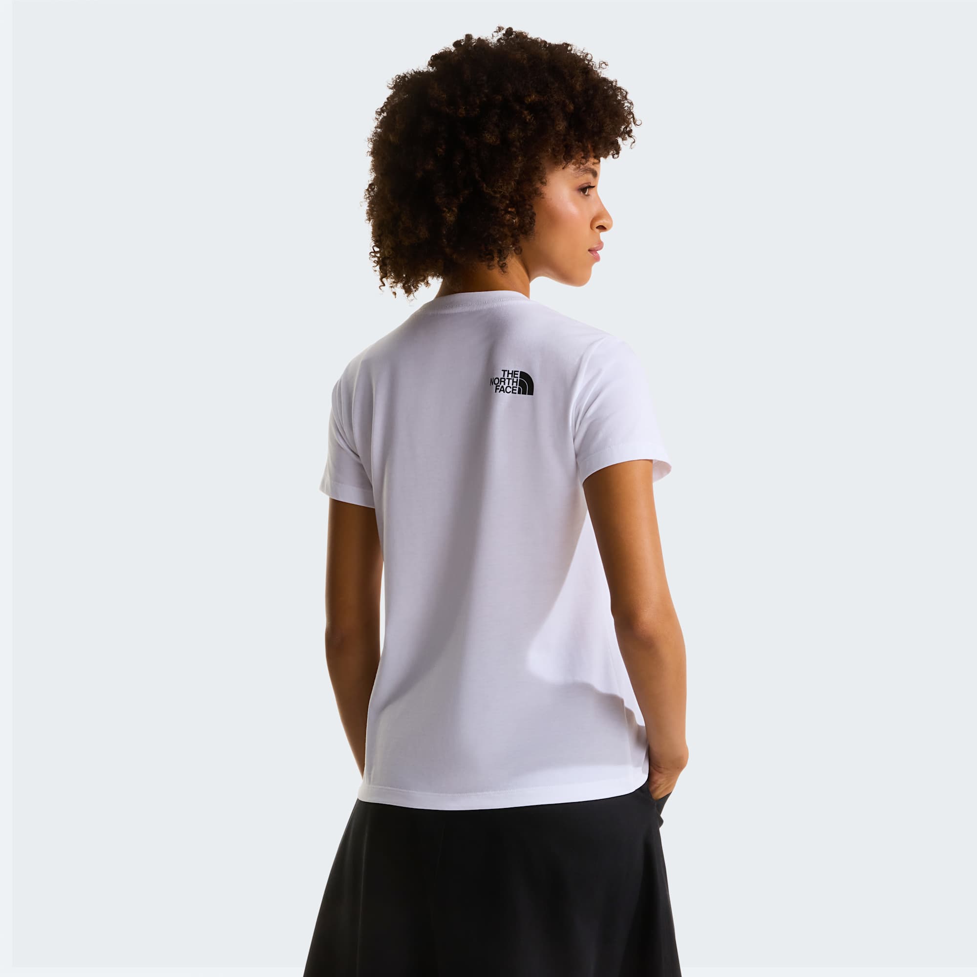 The North Face T-Shirt Evolution Simple Dome Slim Bianco