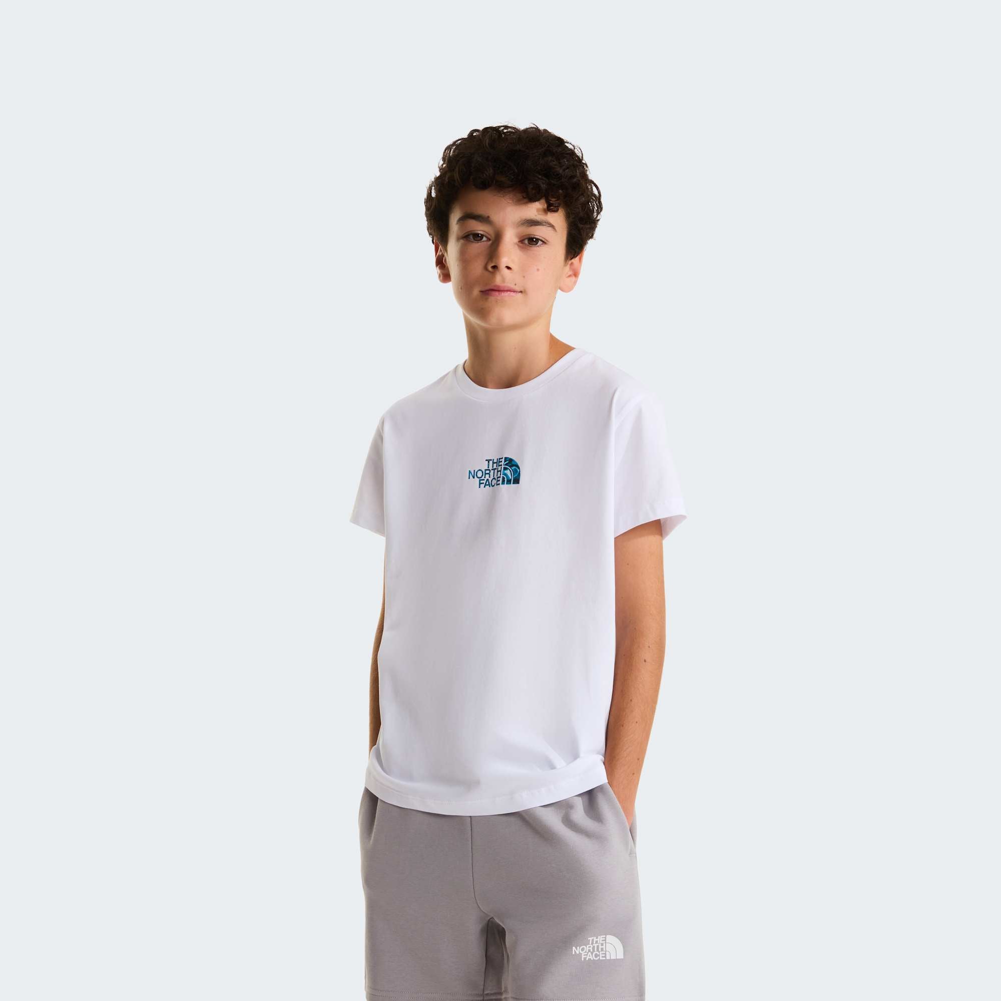 The North Face T-Shirt Liquid Logo Regular Bianco