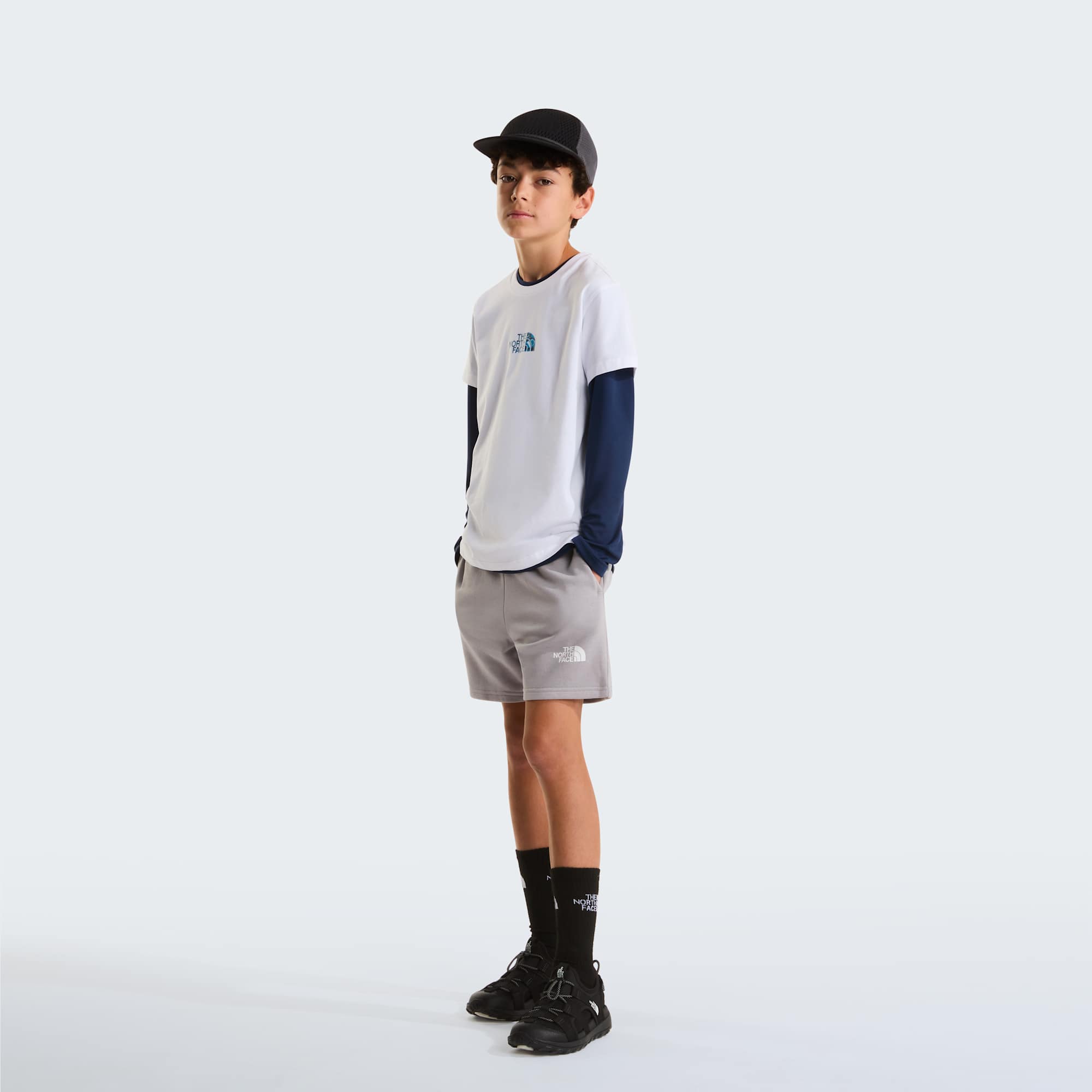 The North Face T-Shirt Liquid Logo Regular Bianco
