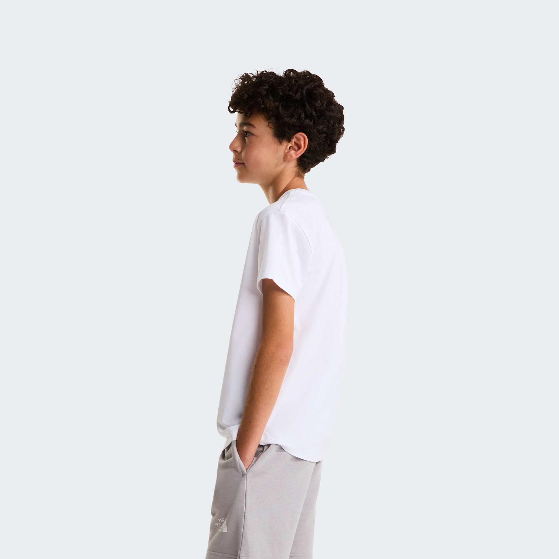 The North Face T-Shirt Liquid Logo Regular Bianco