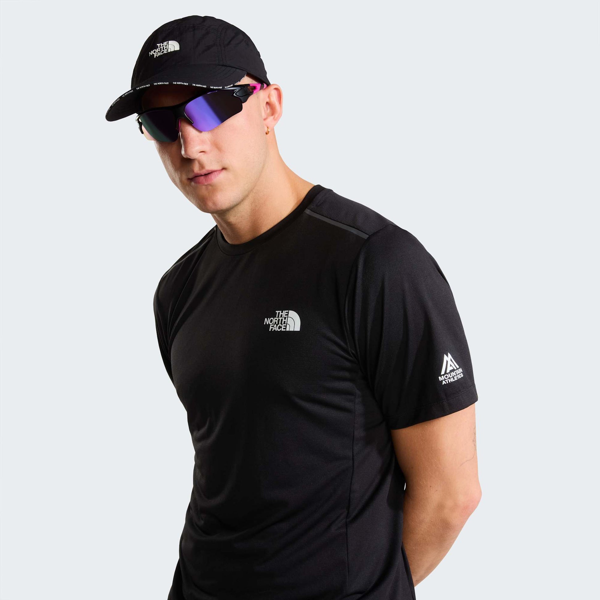 The North Face T-shirt Mountain Athletics Tape Nero