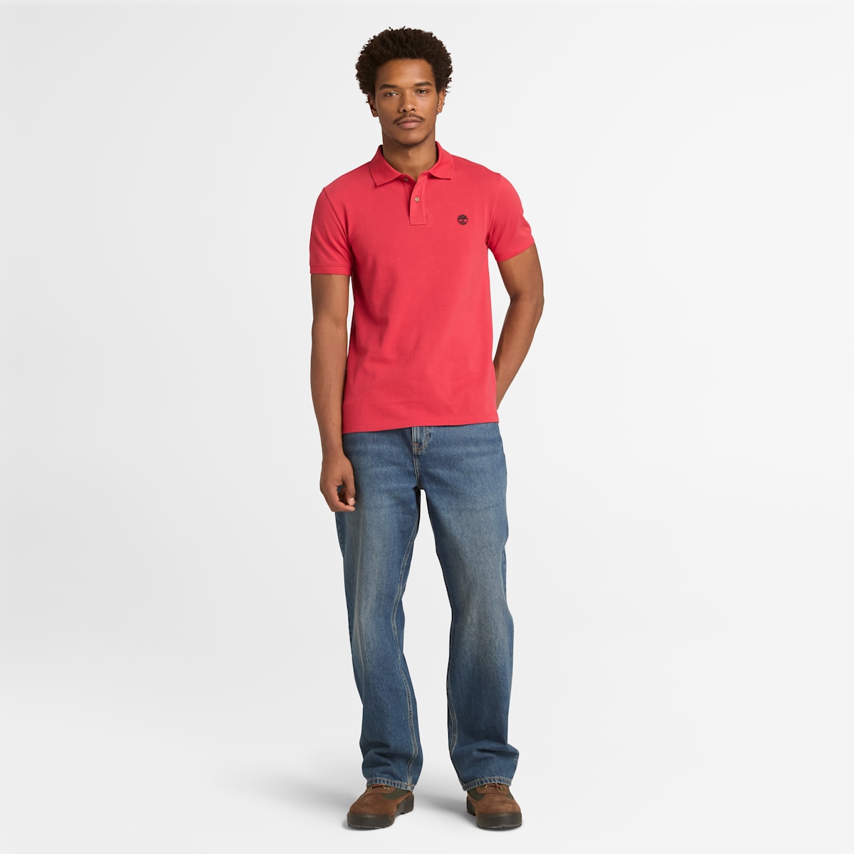 Timberland Polo Timberland Rosso
