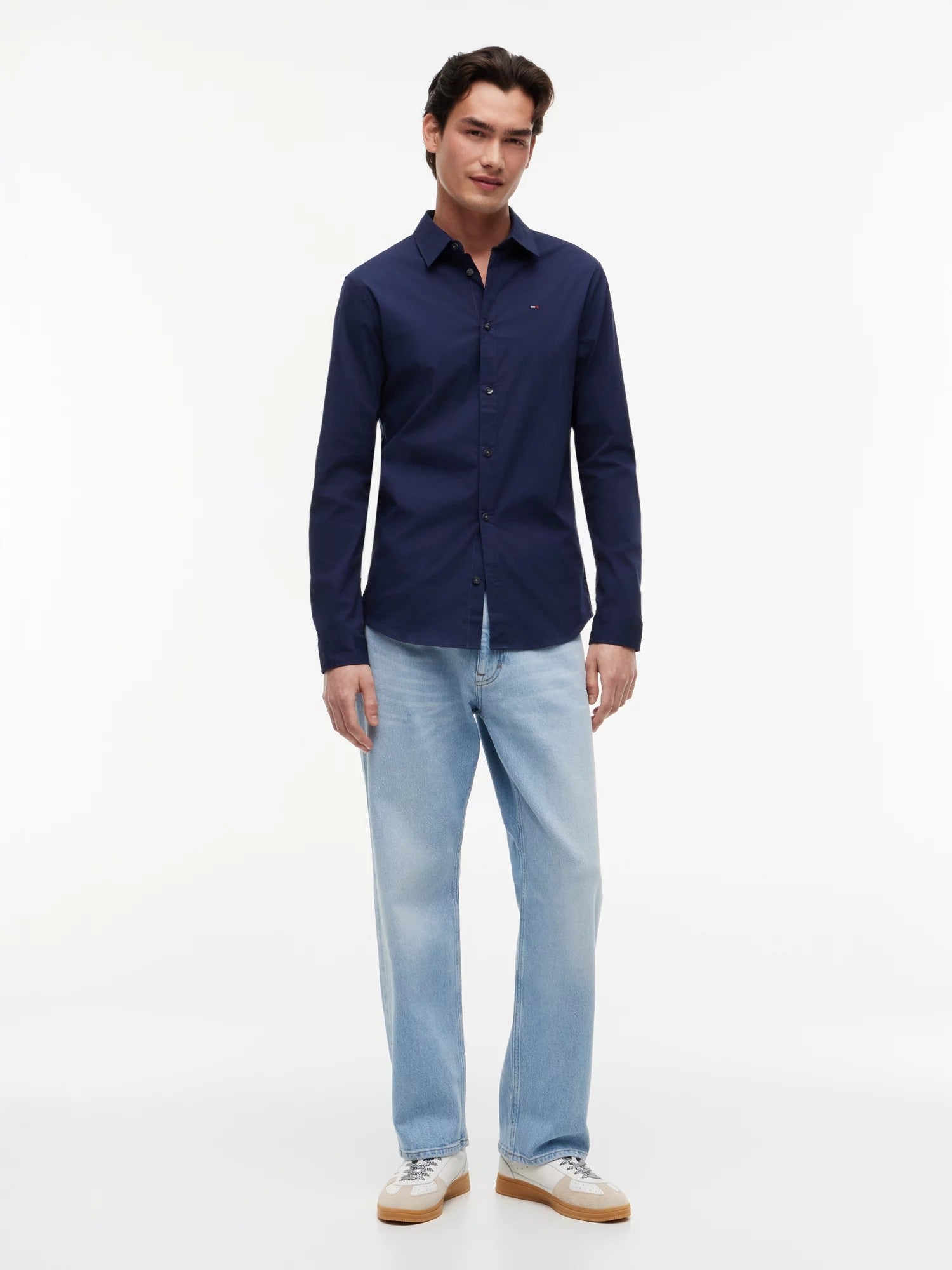Camicia Original Stretch Slim - Black Iris
