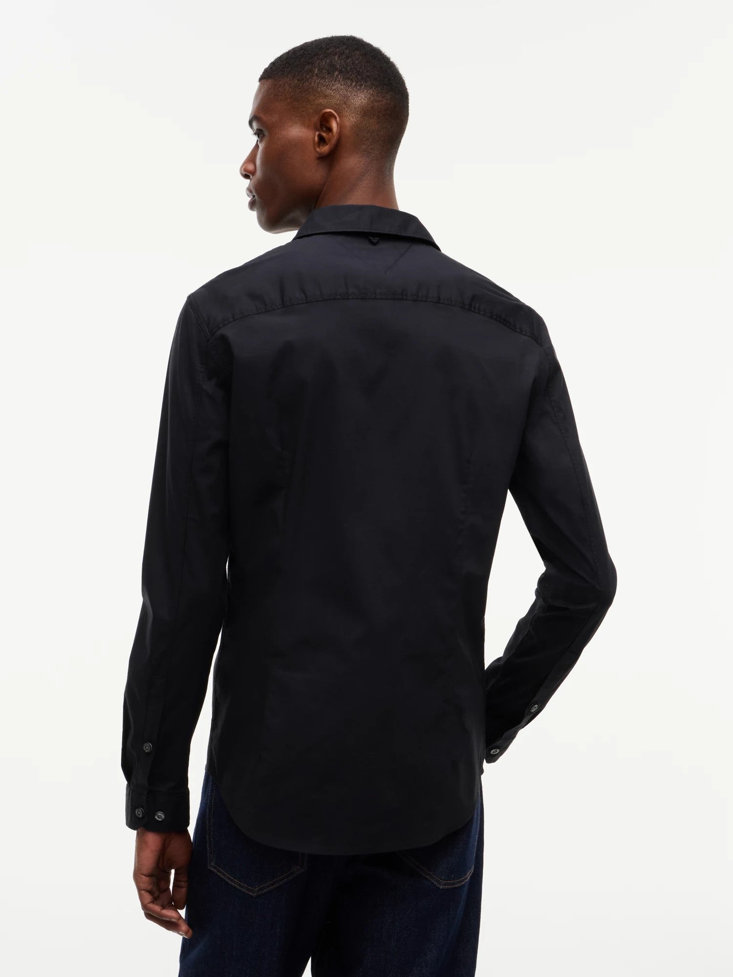 Camicia Original Stretch Slim - Tommy Black