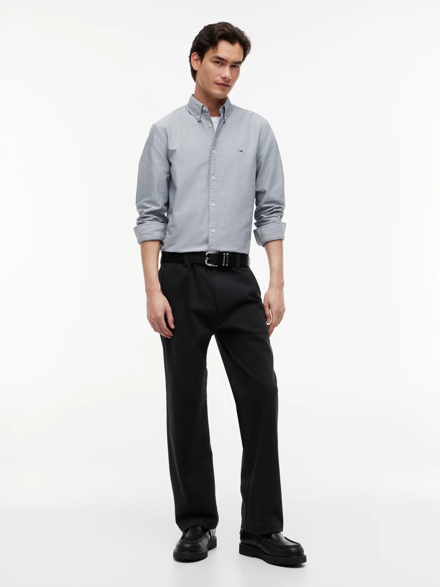 Camicia Regular Oxford - Dark Night Navy